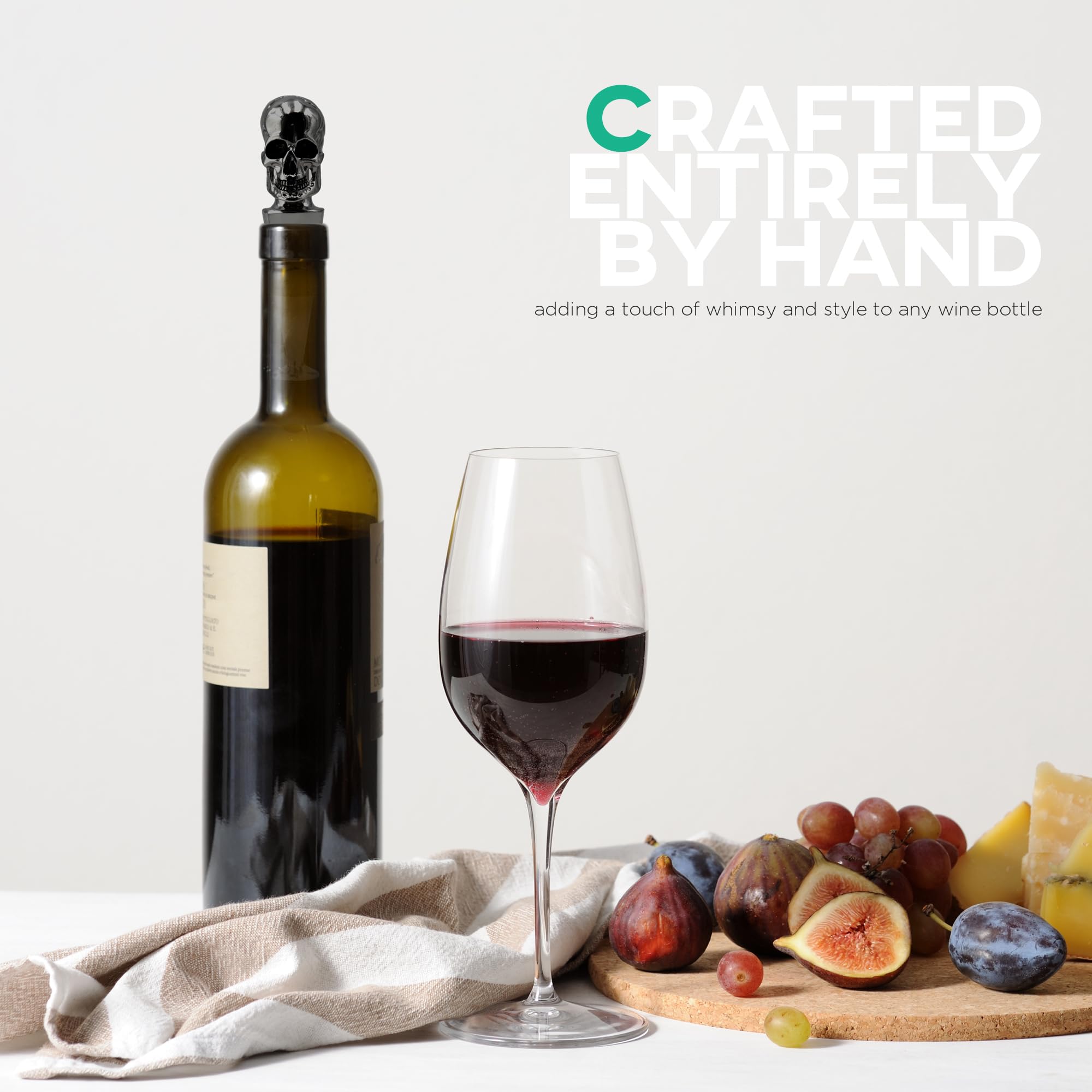 Homestia diseño artesanal realza cualquier botella con un toque único y sofisticado.
