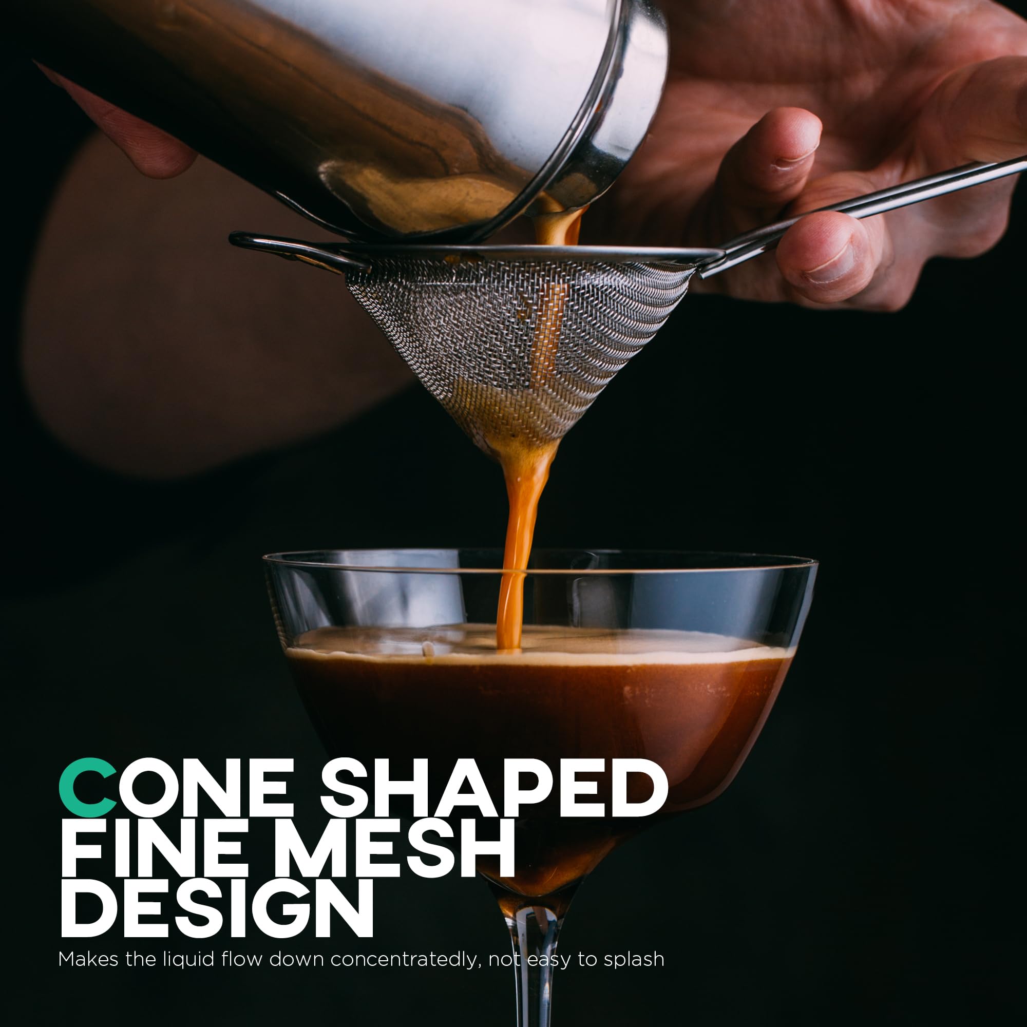 Homestia diseño ergonómico con mango cómodo para verter sobre vaso