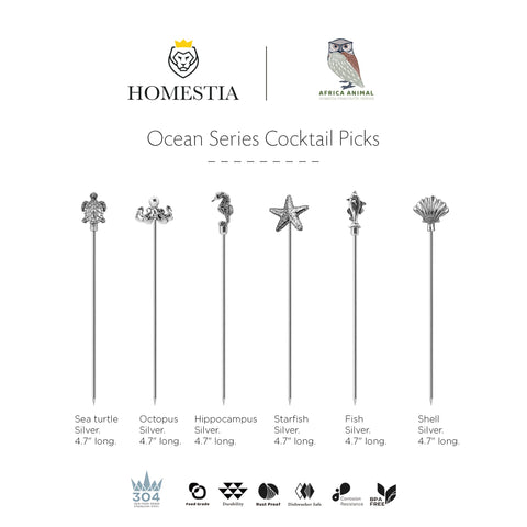 Homestia palillos de estilo vintage para fiestas