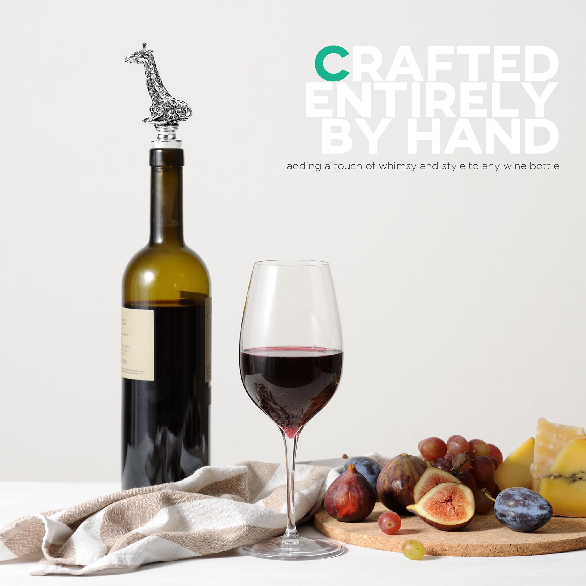 Homestia tapon-vino regalo-elegante: regalo práctico para amantes del vino