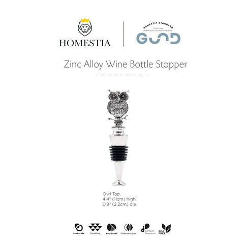 Homestia tapa de vino buho para regalo de cumpleaños o Navidad.