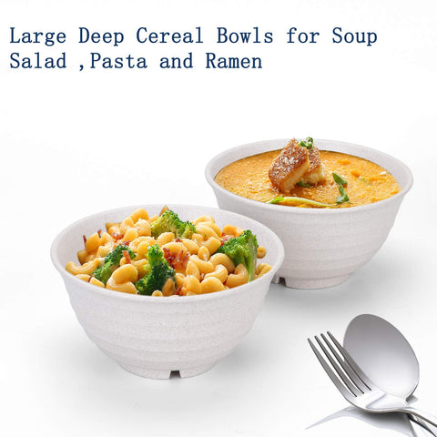 Homestockplus tazón arroz y fideos 30 oz, apto para microondas