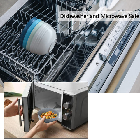 Homestockplus tazones con base plana y apilables, ahorro de espacio.