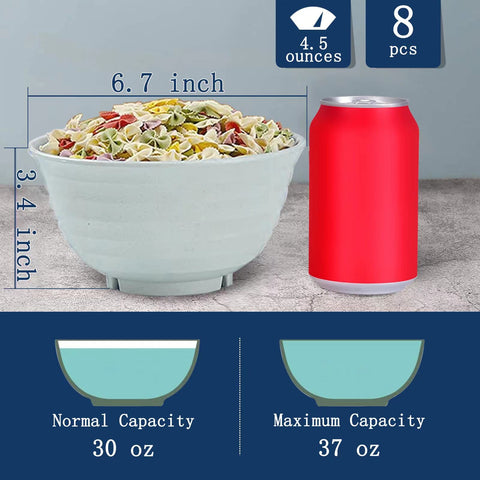 Homestockplus tazón ensalada 30 oz, porciones generosas para ensaladas