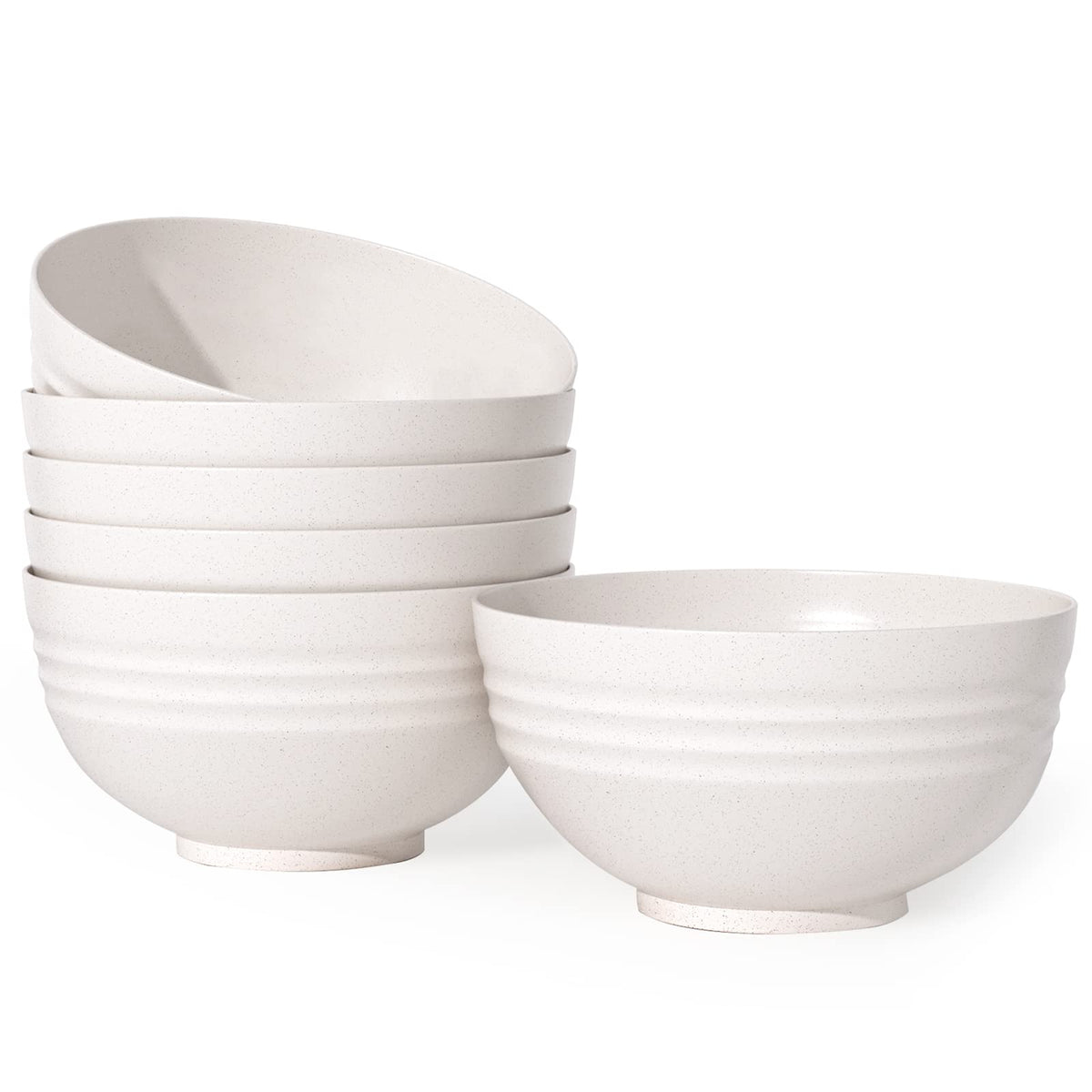 Homestockplus tazones grandes de 34 onzas para cereal y sopa, duraderos.