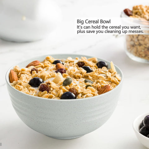 Homestockplus tazones multifuncionales para ensaladas, cereal y ramen.