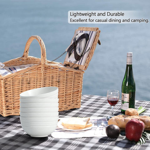Homestockplus tazones resistentes para uso diario sin roturas.