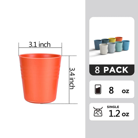Vasos Homestockplus apilables para ordenar la cocina eficientemente.
