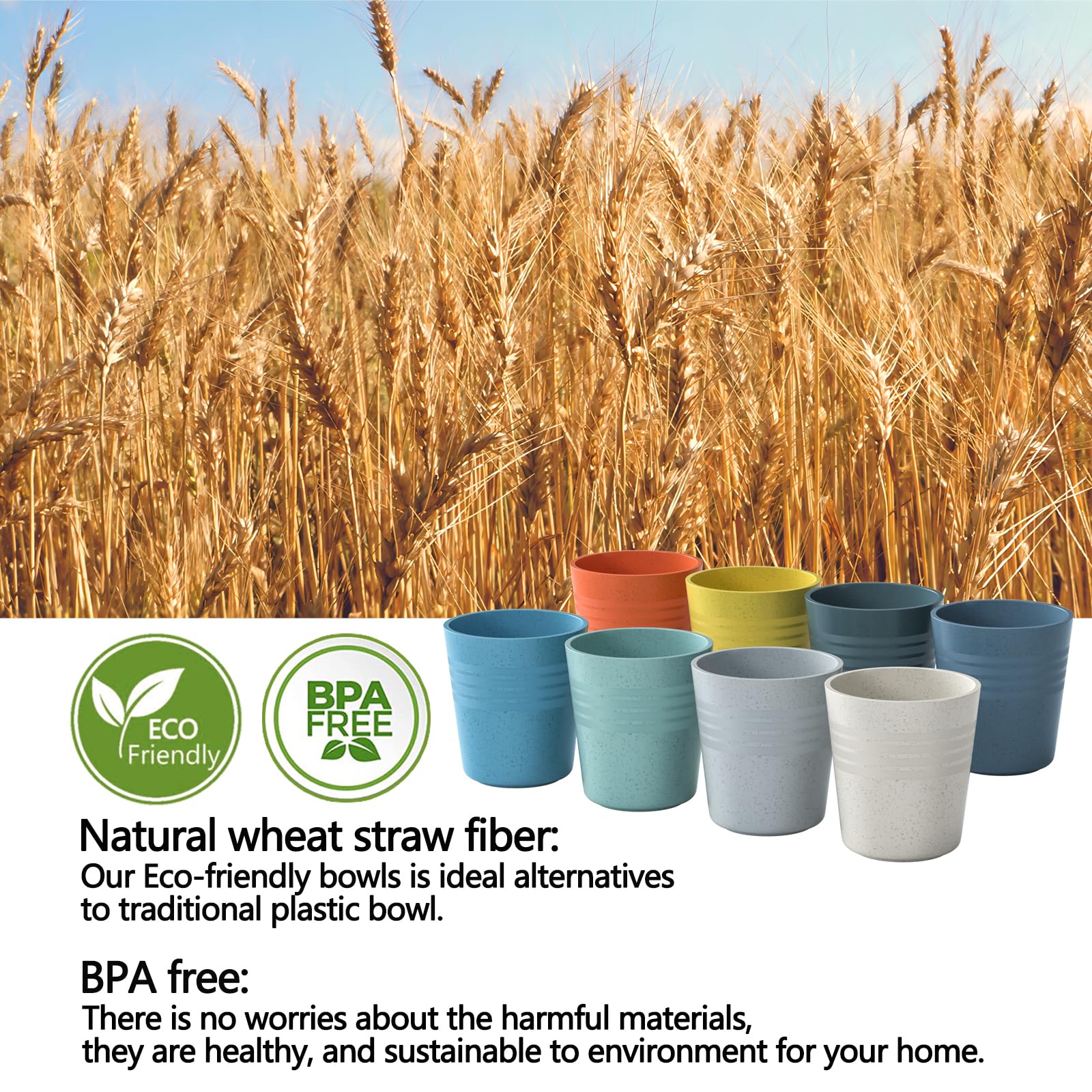 Vasos Homestockplus sin BPA, seguridad para toda la familia.