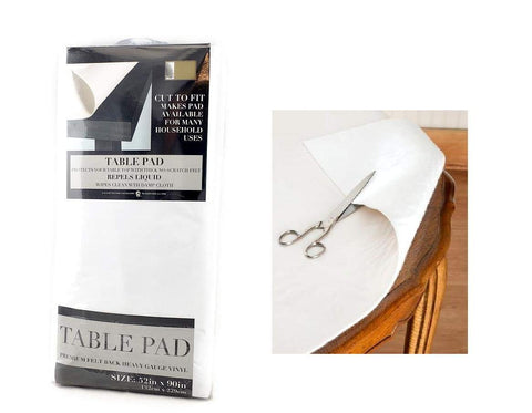 Homestyle protector-mesa-vinilo-52x90-corte: ajuste perfecto para cualquier mesa