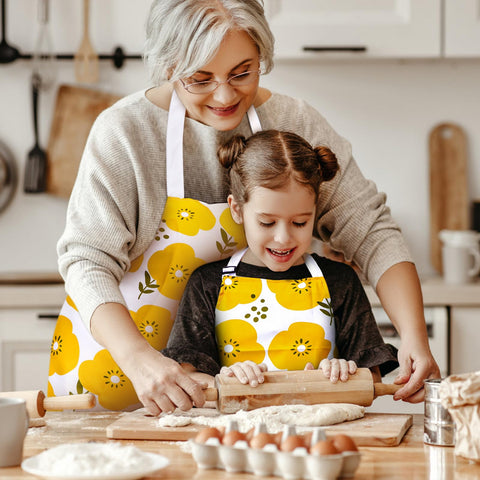 Delantal infantil Homgaty con bolsillo para herramientas de cocina.