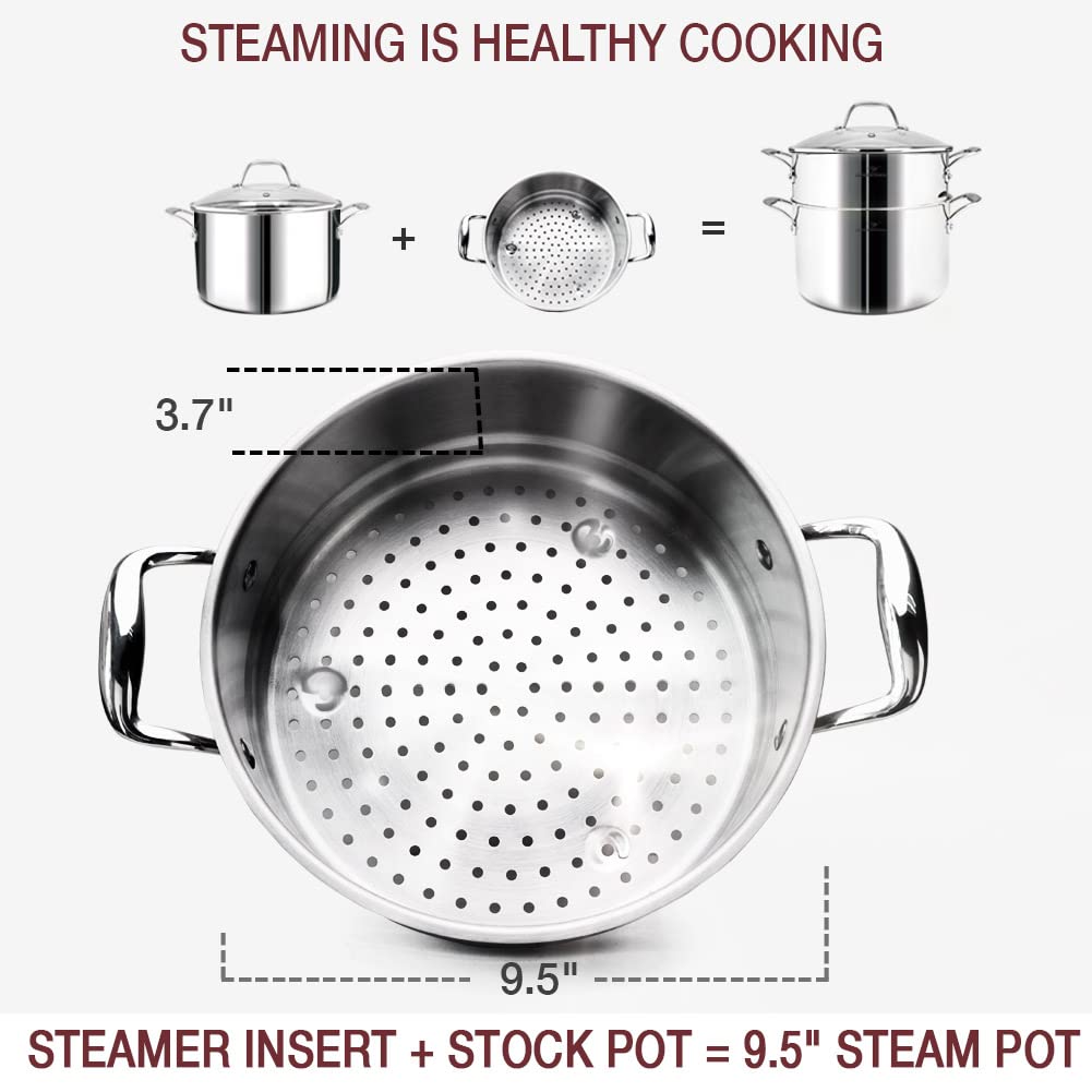 Sartén HOMICHEF de 3 qt para saltear con distribución uniforme.