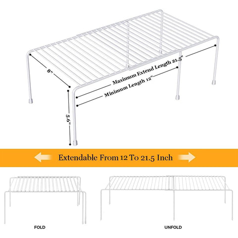 Dimensiones de 12-21,5 pulgadas para almacenamiento flexible.