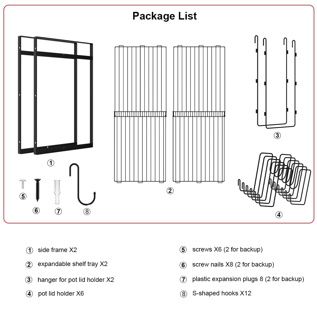 Solución organizativa de Homics para cocina con utensilios al alcance.