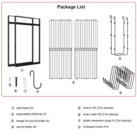Solución organizativa de Homics para cocina con utensilios al alcance.