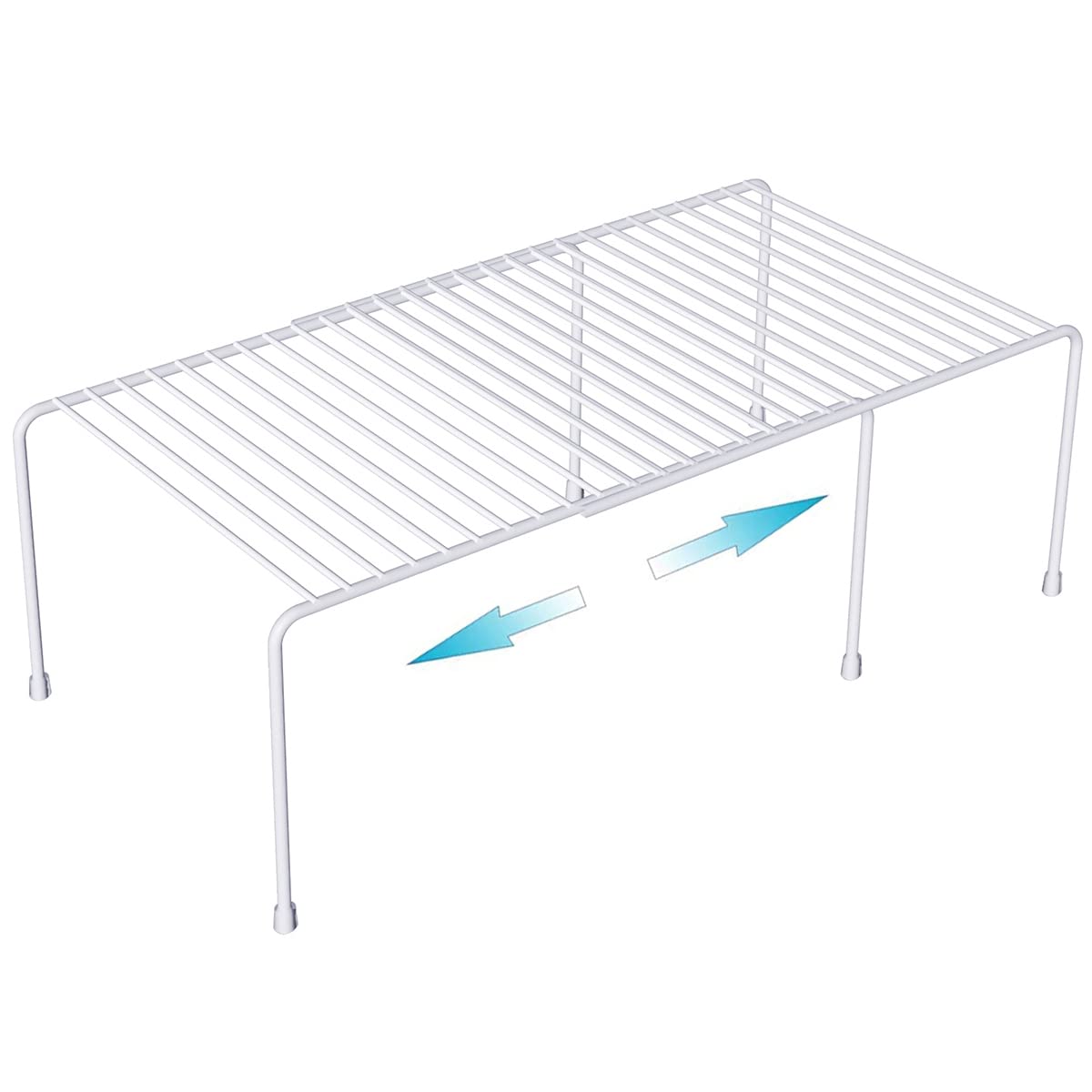 Organizador de gabinete extensible Homics para optimizar el espacio de la cocina.