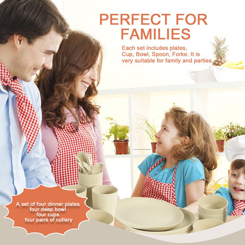 Homienly set apto para microondas y lavavajillas.