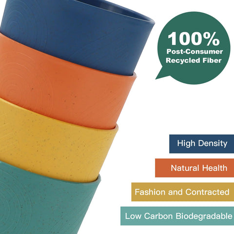 Vasos de trigo Homienly: ideales para camping y actividades al aire libre.