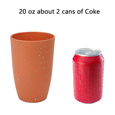 Vasos Homienly de paja de trigo aptos para microondas, calor seguro