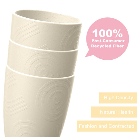 Homienly vasos trigo 12oz, aptos para microondas para calentar bebidas.