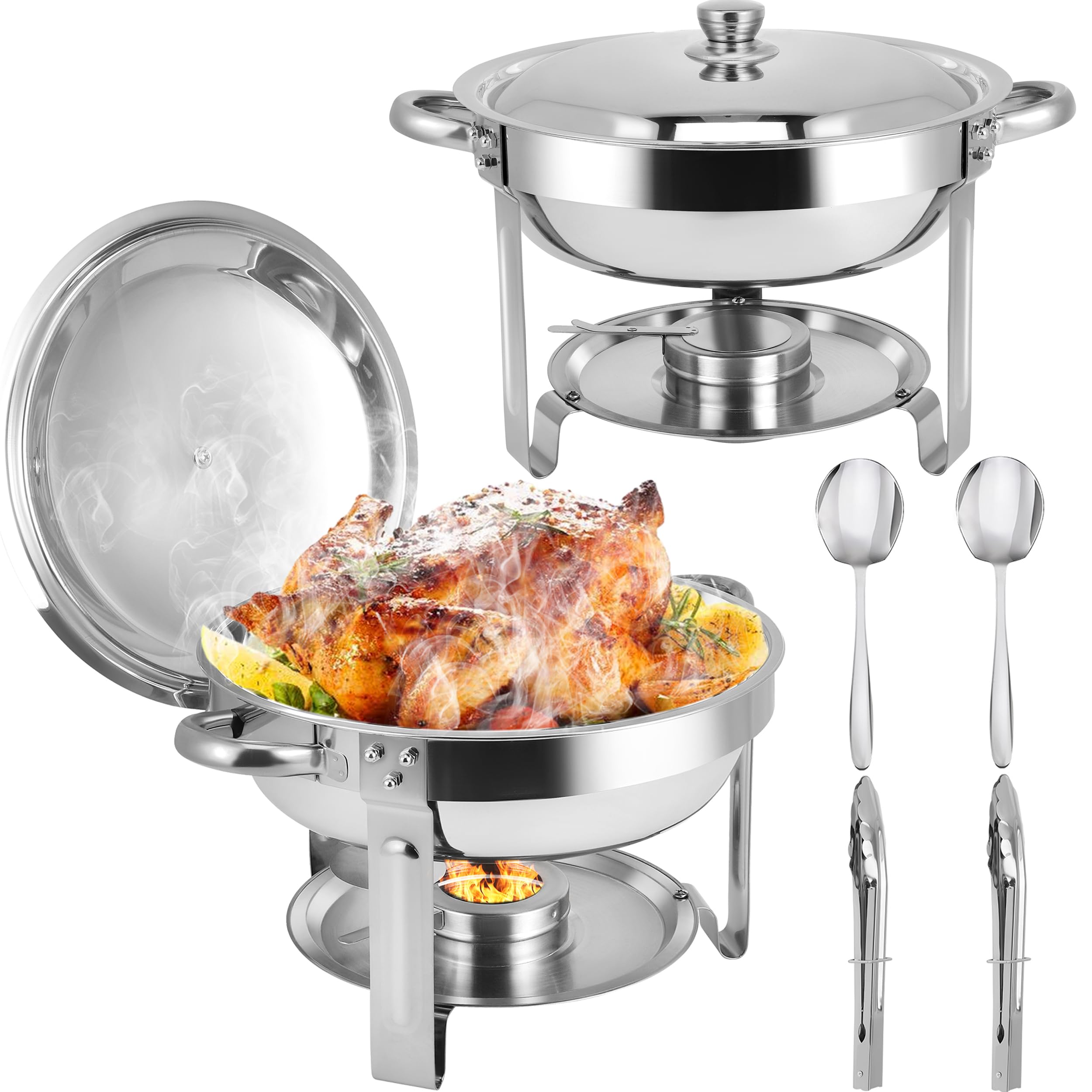Homiesetify charola calentadora 6qt mantiene la comida caliente con estilo