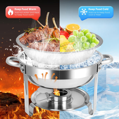 Homiesetify tapa apilable para buffet facilita almacenamiento compacto