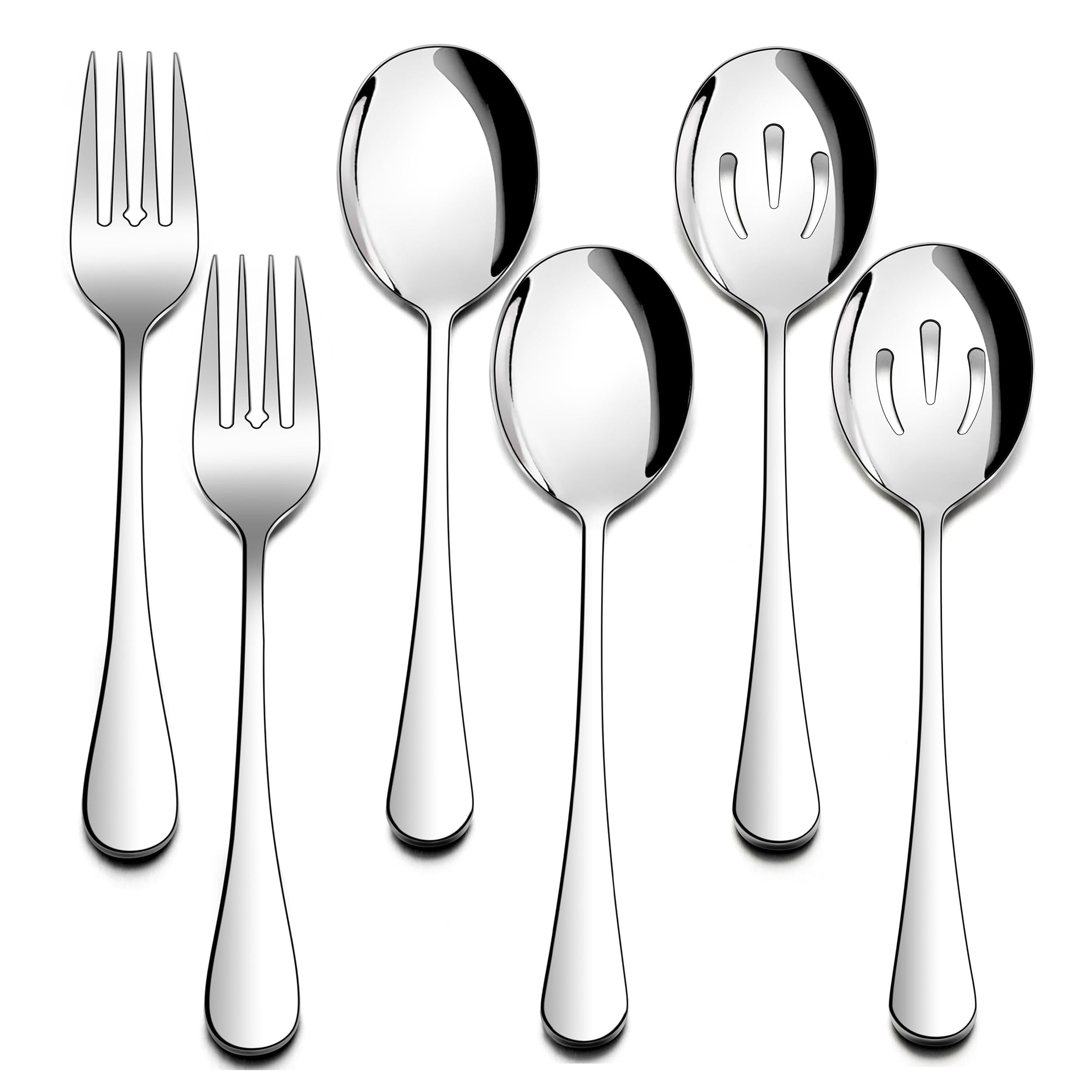Homikit conjunto de utensilios para servir, cucharas grandes para porciones abundantes.