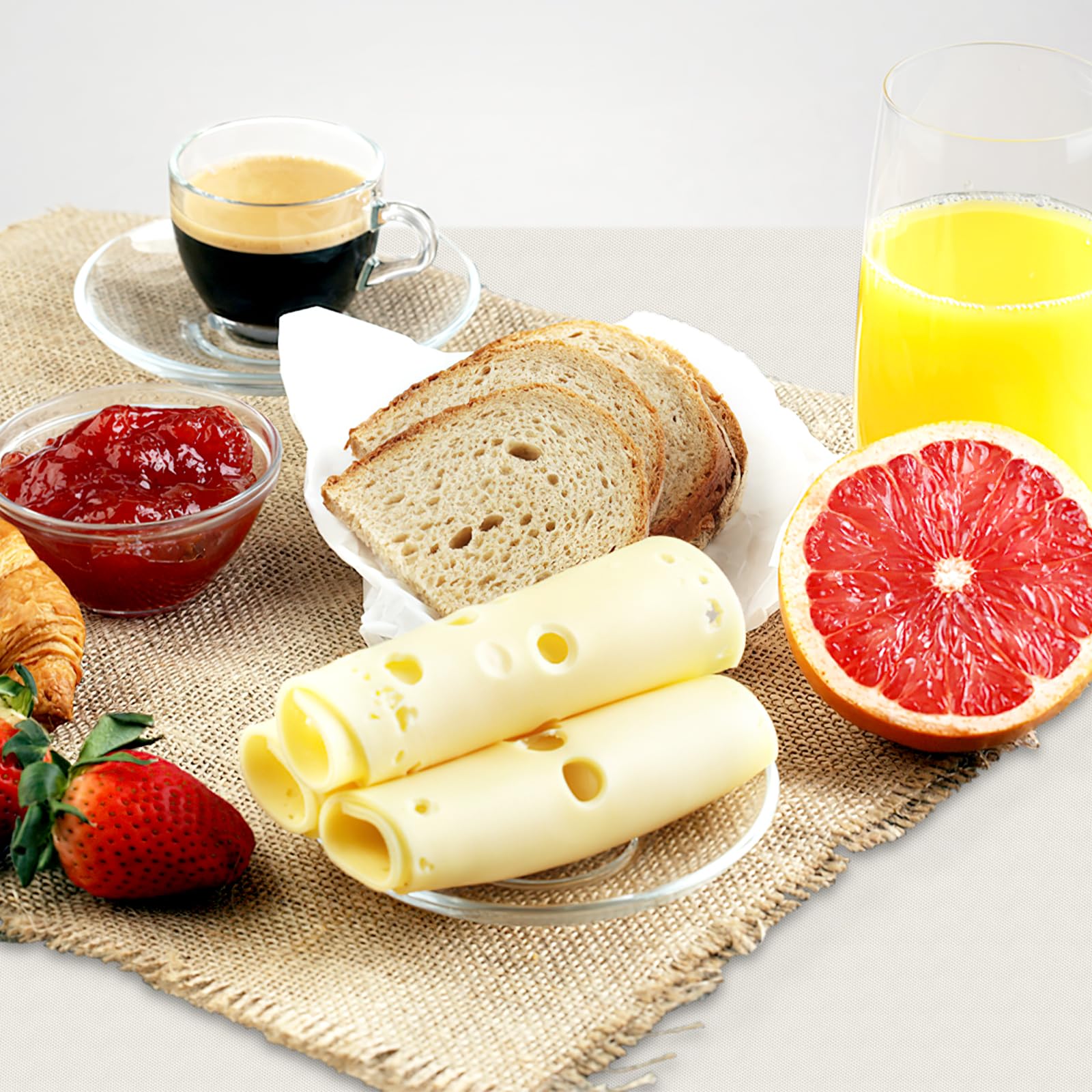 Mantel beige para camping y buffets, de Homing.