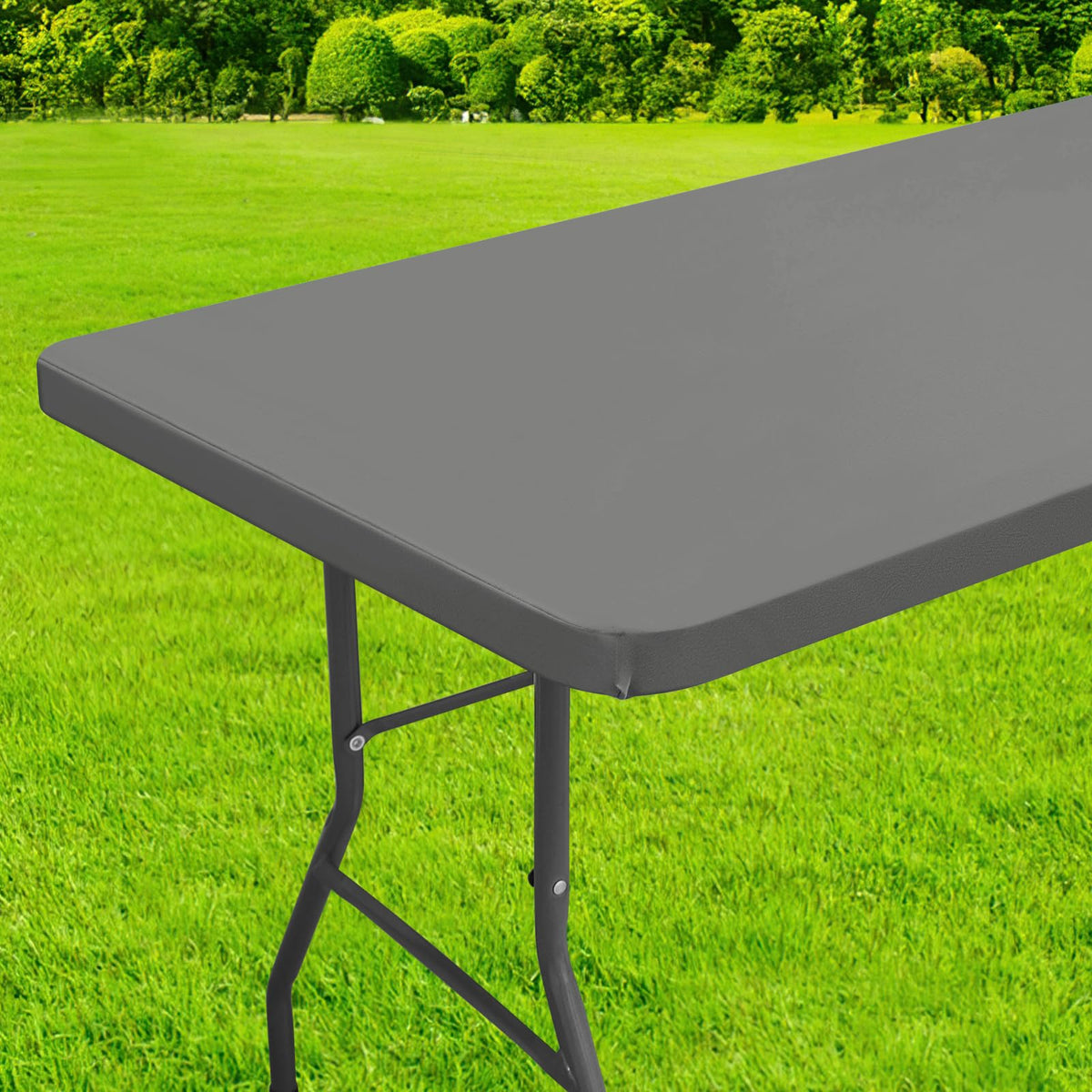 Mantel Homing con borde elástico para mayor estabilidad en la mesa