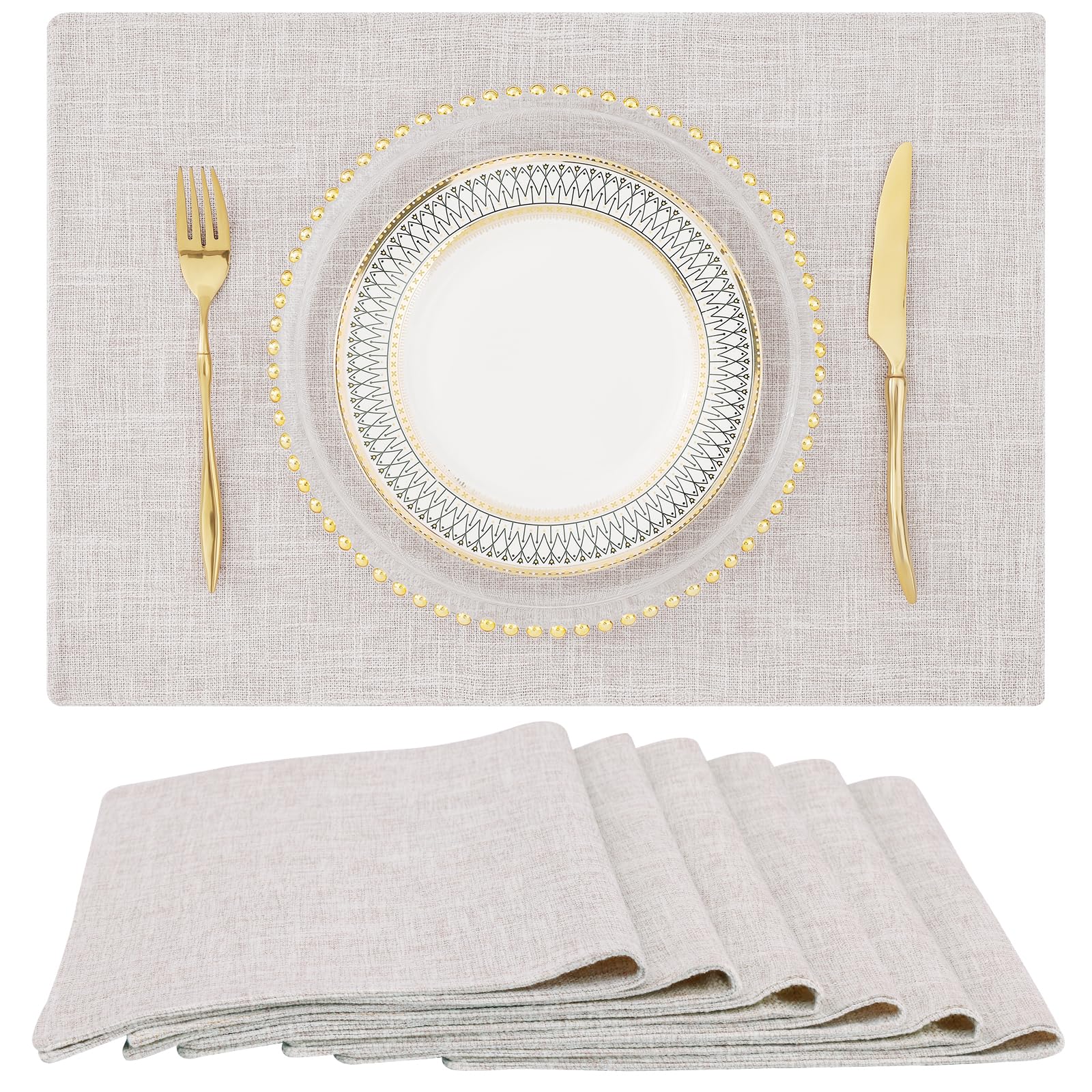 Manteles Homing, textura algodon-lino suave para una mesa acogedora