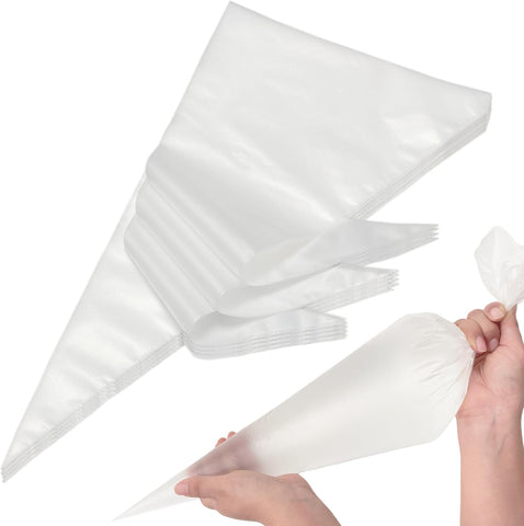 Bolsas de manga extra grandes HOMIOVE desplegadas para glaseado suave.