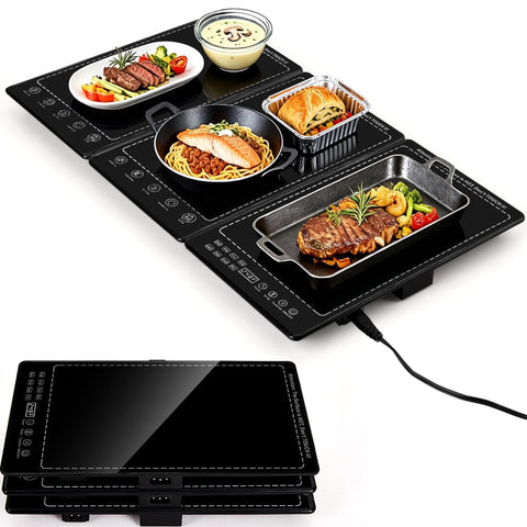 HomLaiting bandeja calefactora modular extendida facilita el servicio de catering