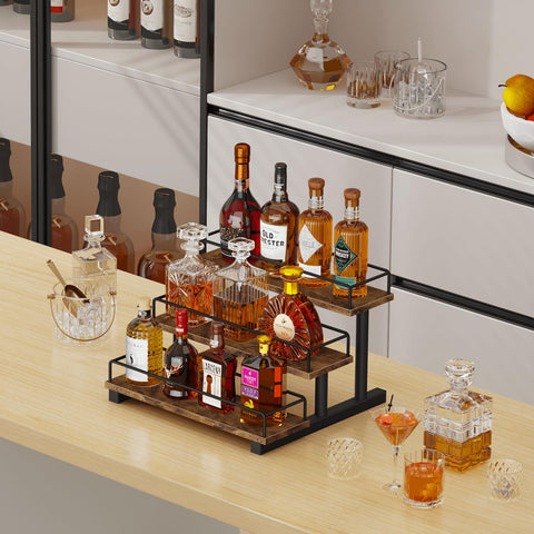 Homode organizador-sirup-cafe: almacenamiento claro para jarabes y bebidas