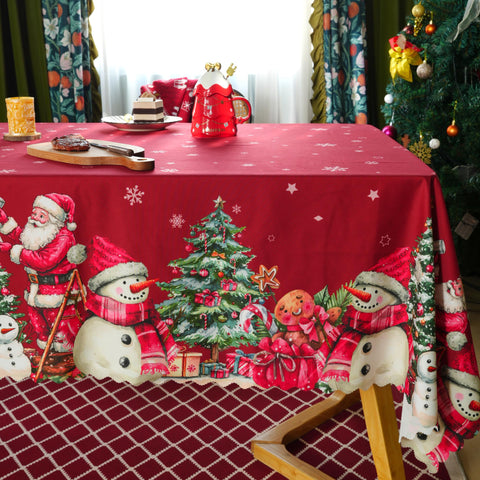 Mantel HOMOHEINI 60x84 para navidad, decoracion versátil