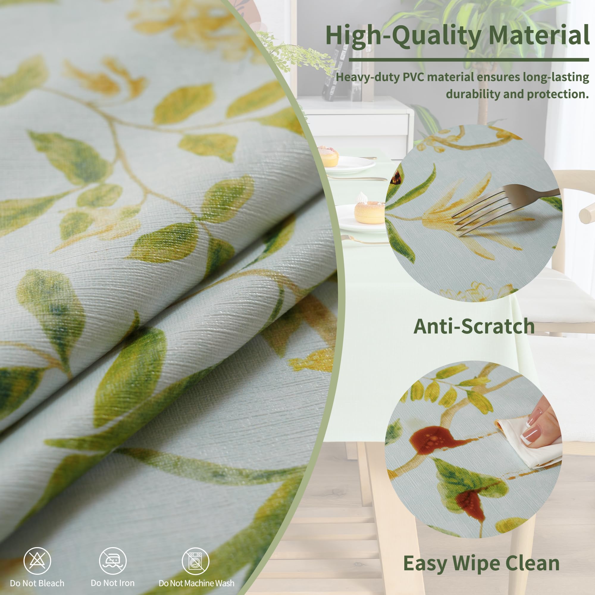 Mantel HOMOHEINI fácil de limpiar para uso diario.
