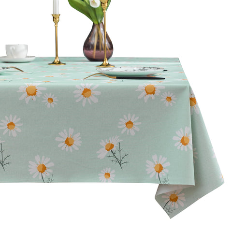 HOMOHEINI mantel rectangular con patrón Mum Bloom para comidas al aire libre y estilo.