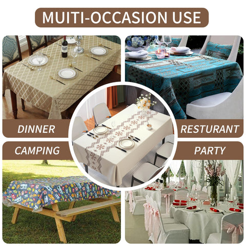 Uso interior y exterior con mantel HOMOHEINI para cenas y picnics