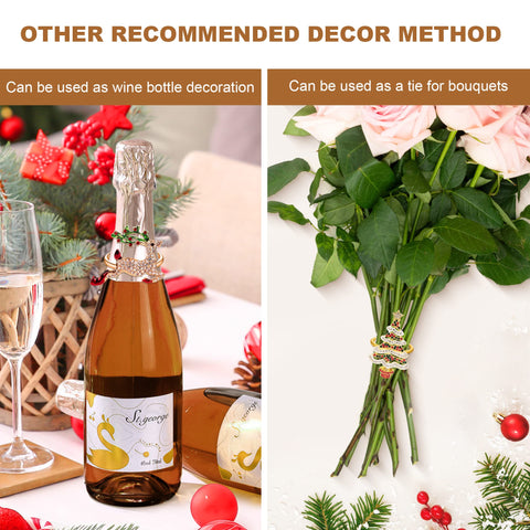 Decoración versátil para mesa y otros elementos con Homotte rosa dorado.