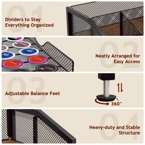 Homsorout diseño elegante negro con malla para cualquier estilo.