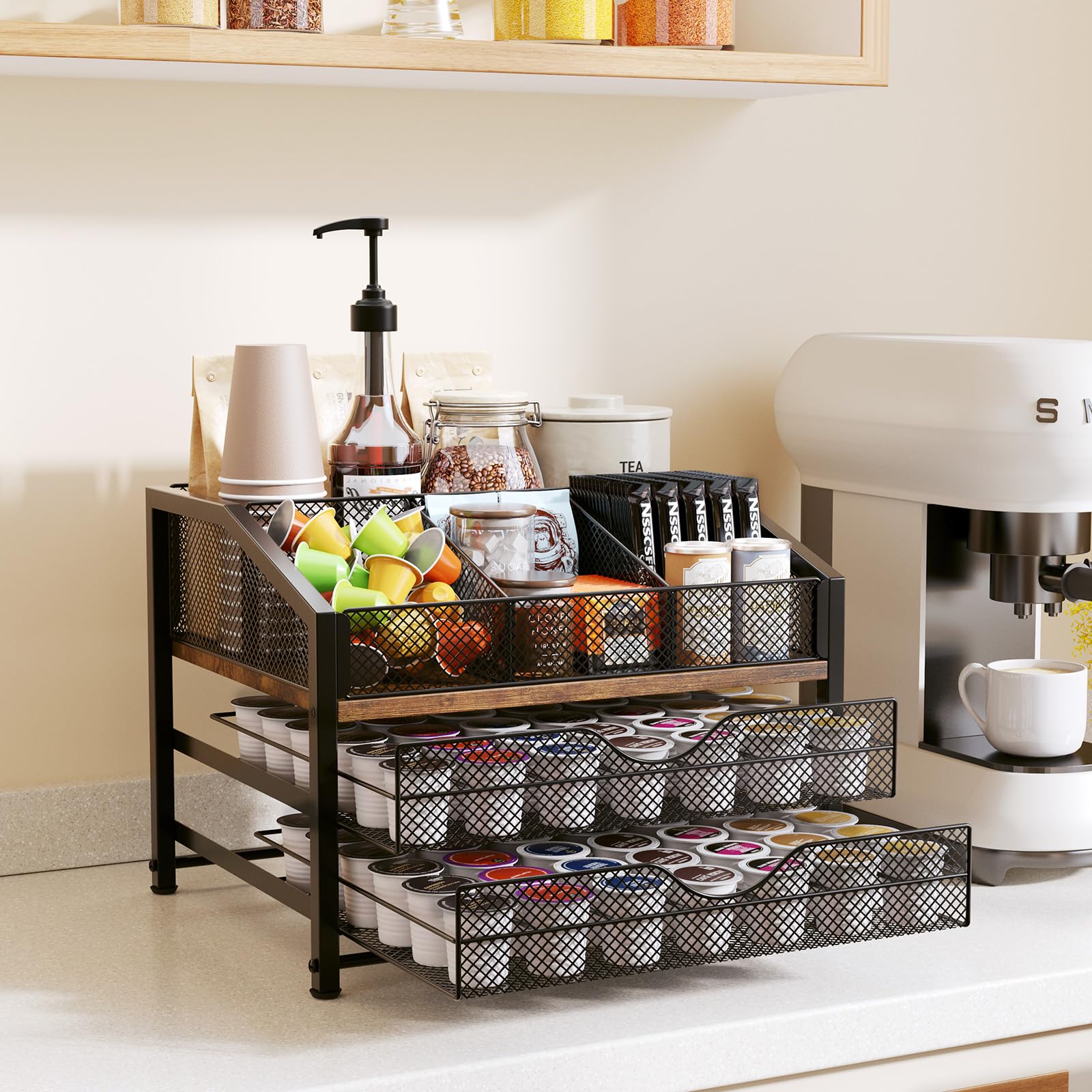 Homsorout regalo práctico para amantes del café y la organización.