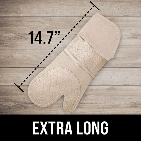 Guantes HOMWE impermeables con forro, resistentes al vapor para cocina.