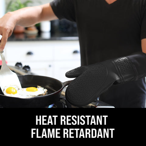 HOMWE guantes de horno 14,7 pulgadas para mayor protección.