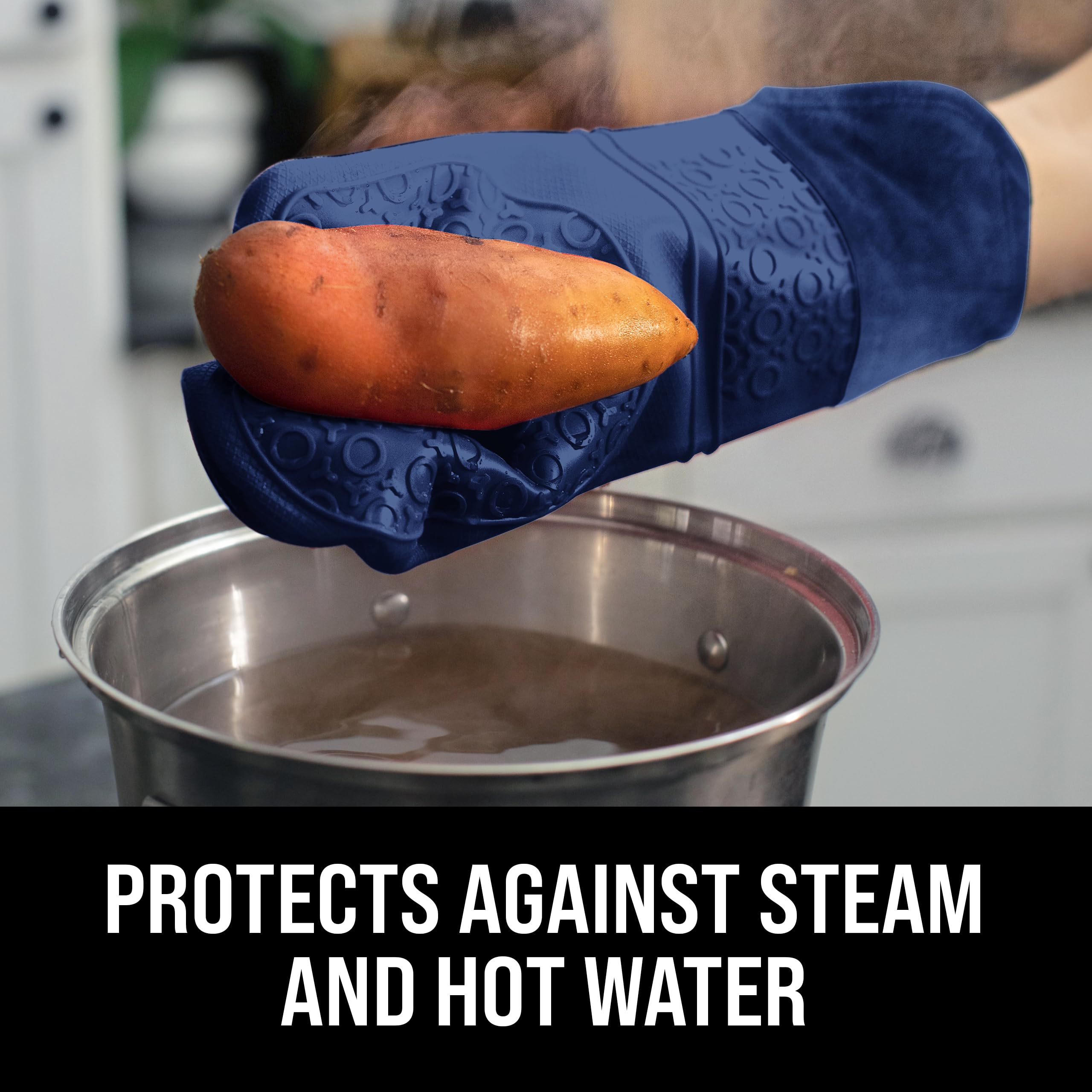 Revestimiento de silicona resiste vapor y salpicaduras en parrillas y hornos.