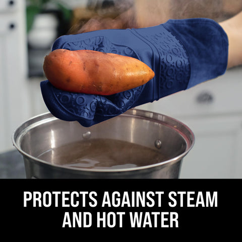 Revestimiento de silicona resiste vapor y salpicaduras en parrillas y hornos.