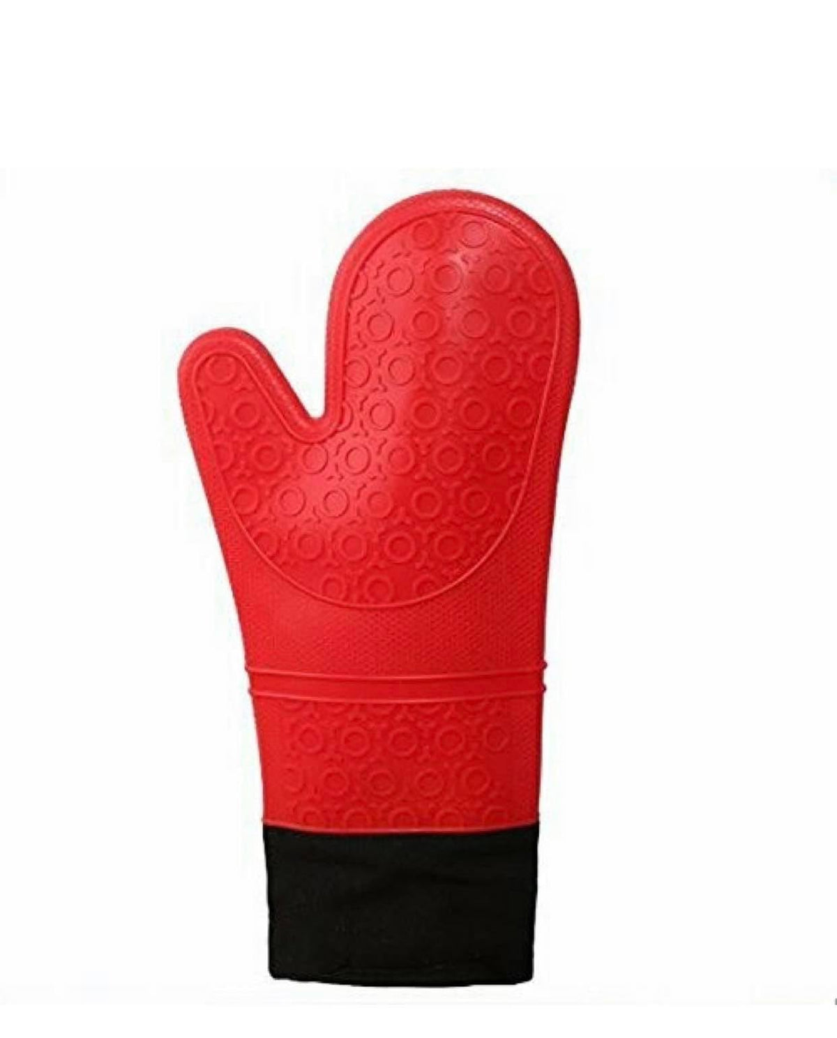 Guantes HOMWE de silicona para horno de 14.7 pulgadas, protección térmica y agarre seguro.