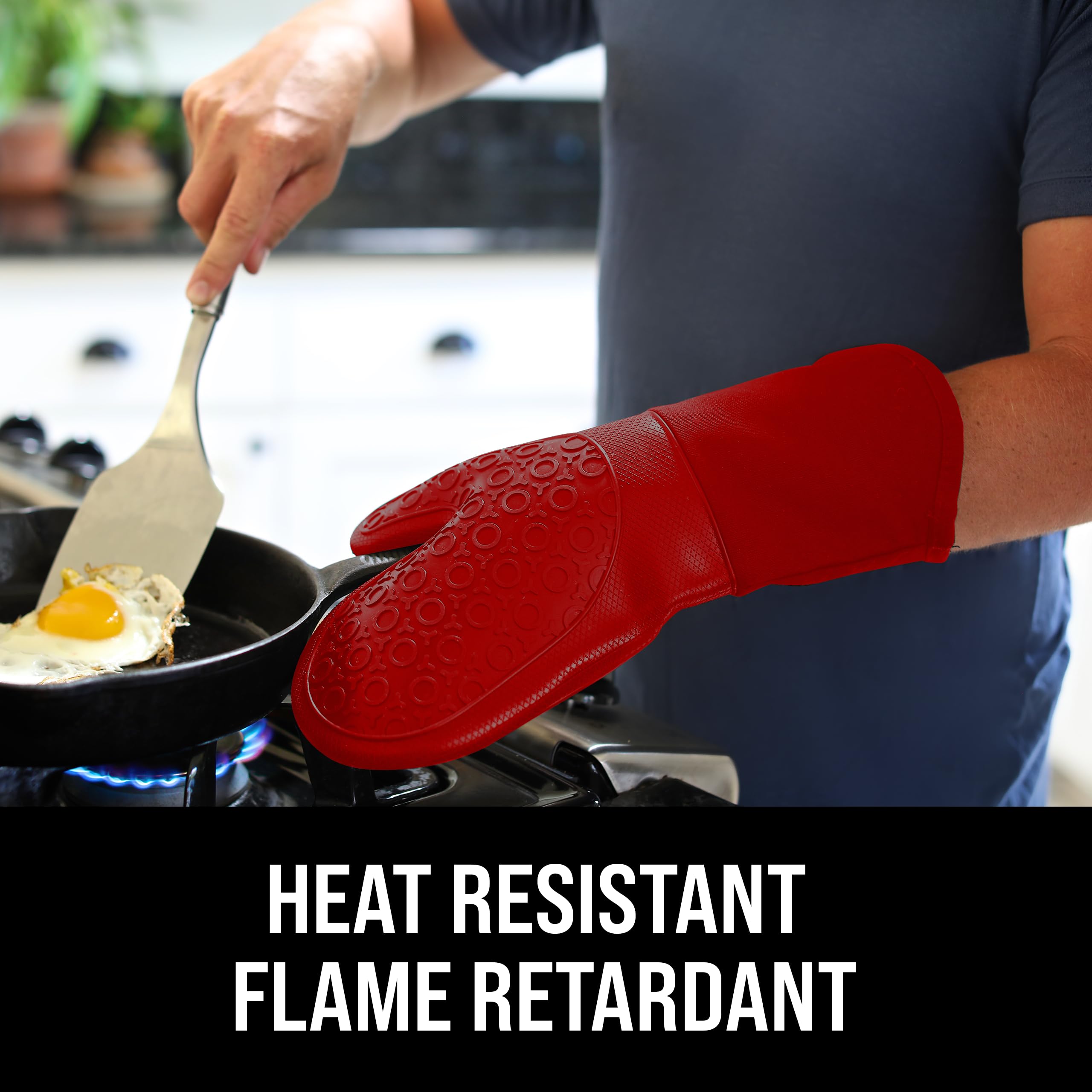 Protección térmica HOMWE hasta 450°F para tareas culinarias exigentes
