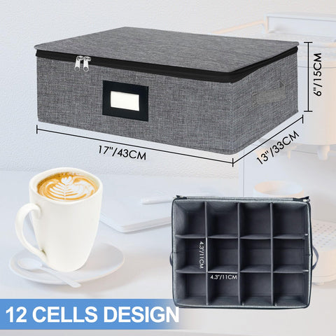 Homyfort asas ergonómicas para transportar las tazas con comodidad.