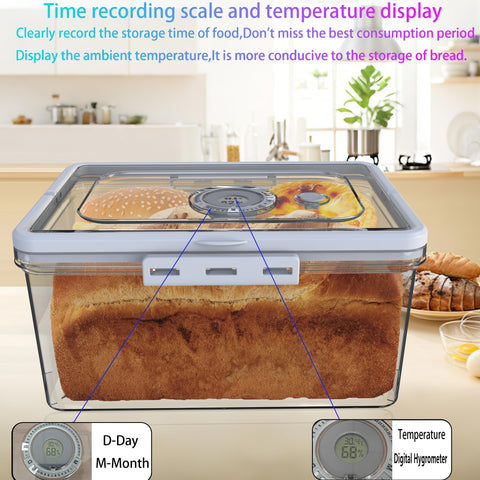 Honbuty caja pan material alimentario, plástico libre de bisfenol A para seguridad.