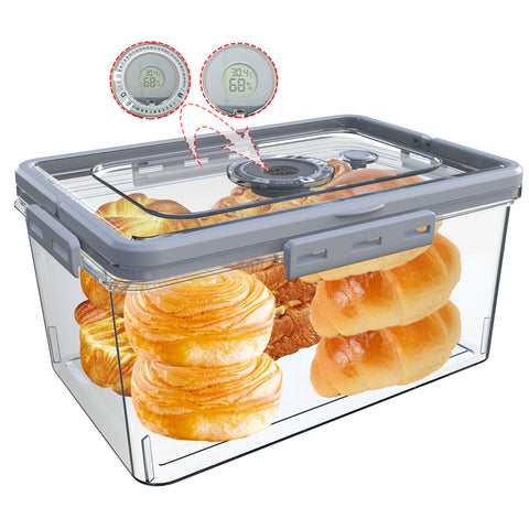 Honbuty caja pan usos múltiples, ideal para pan, bollos, frutas y más.