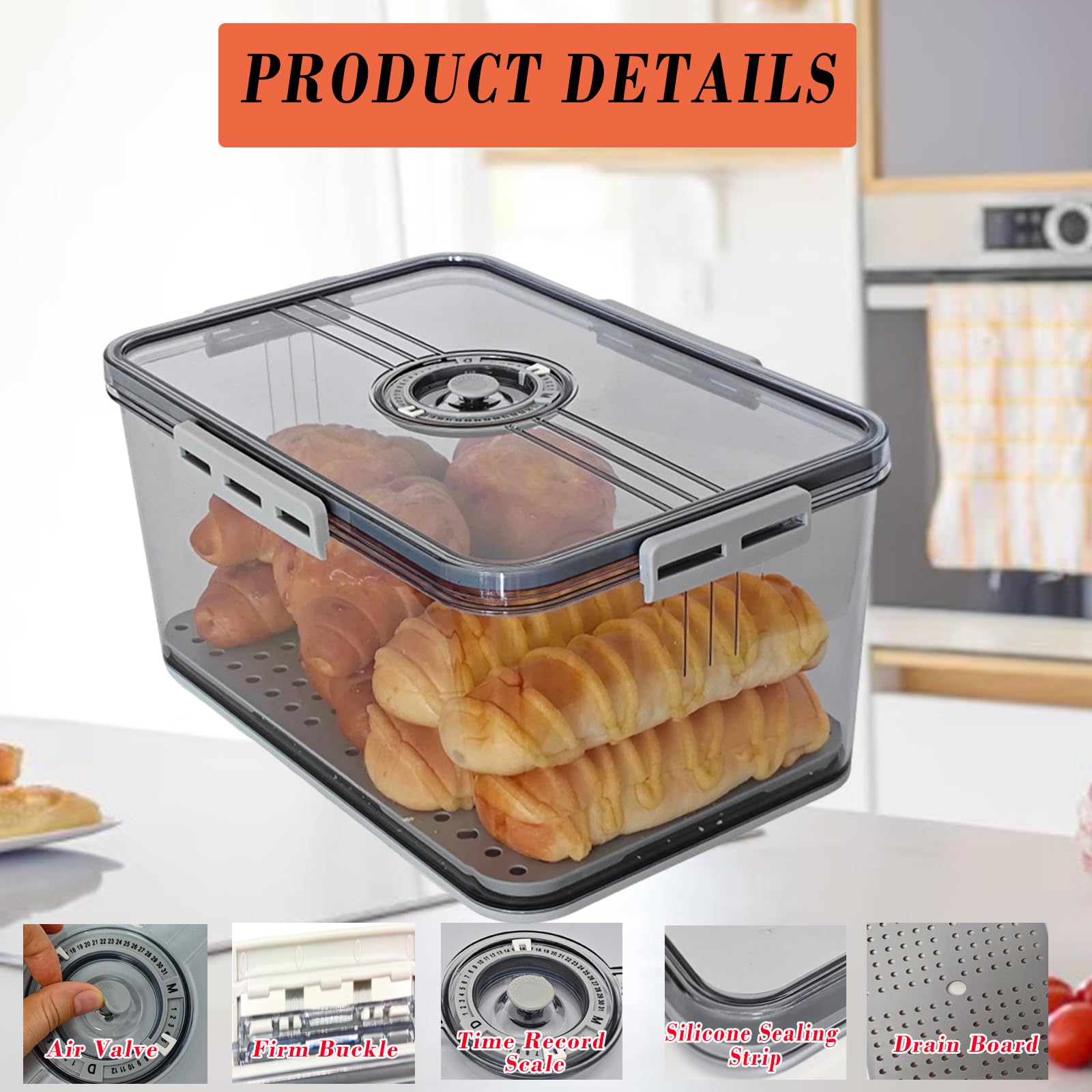 Honbuty Panera material de grado alimenticio, libre de BPA.